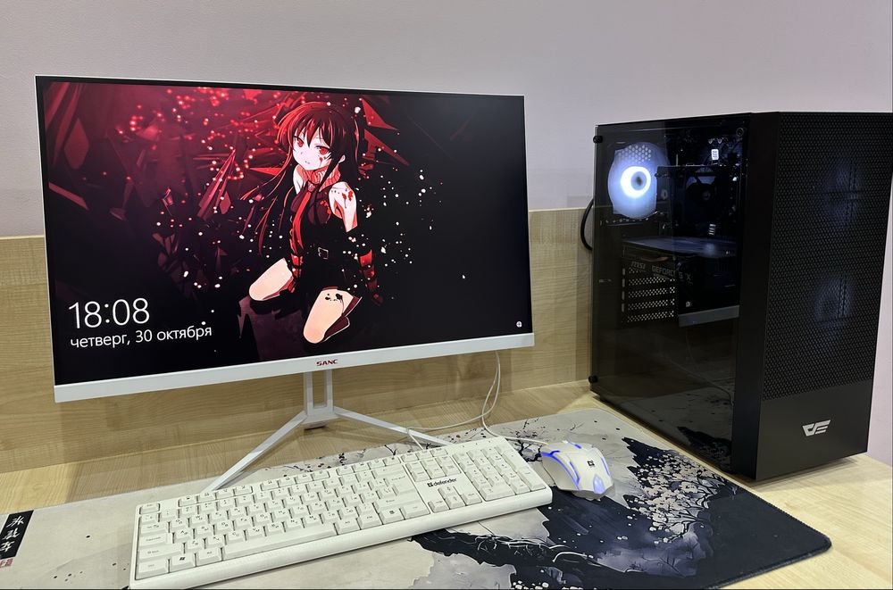 Компьютер i5-10400F + GTX 1660 Super + Монитор 27"
