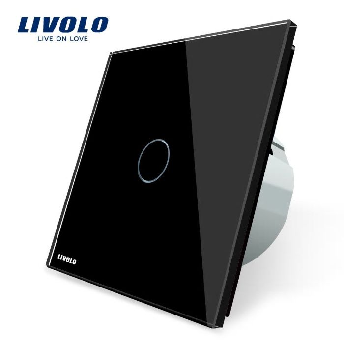 Intrerupator simplu - cu touch din sticla Livolo