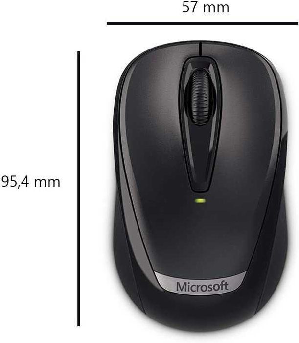 Mouse Microsoft Wireless Mobile 3000 v2 negru 4 butoane