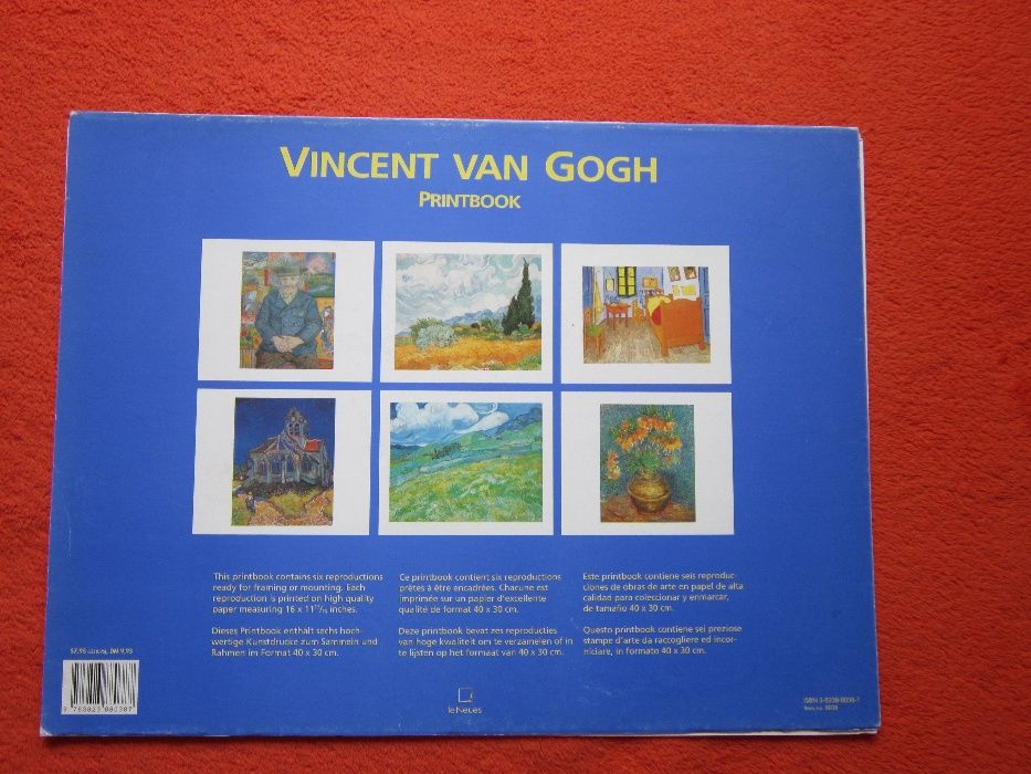 cadou inedit si rar Vincent van Gogh 5 bucati  Germania 1990