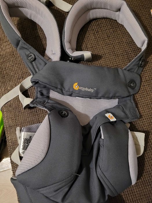 Ergobaby 360 Cool Air Mesh ергономична раница Carbon/Grey