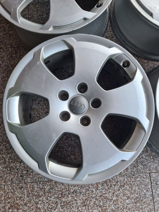 Vând jante Audi R17 - 7.5J, ET ~40-50, 5x112, aliaj, aluminiu