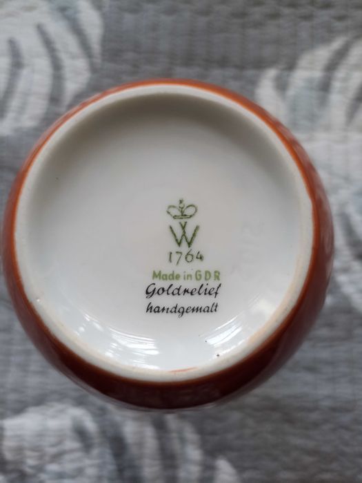 Ваза, фарфор, кобальт.ГДР, 1960-е