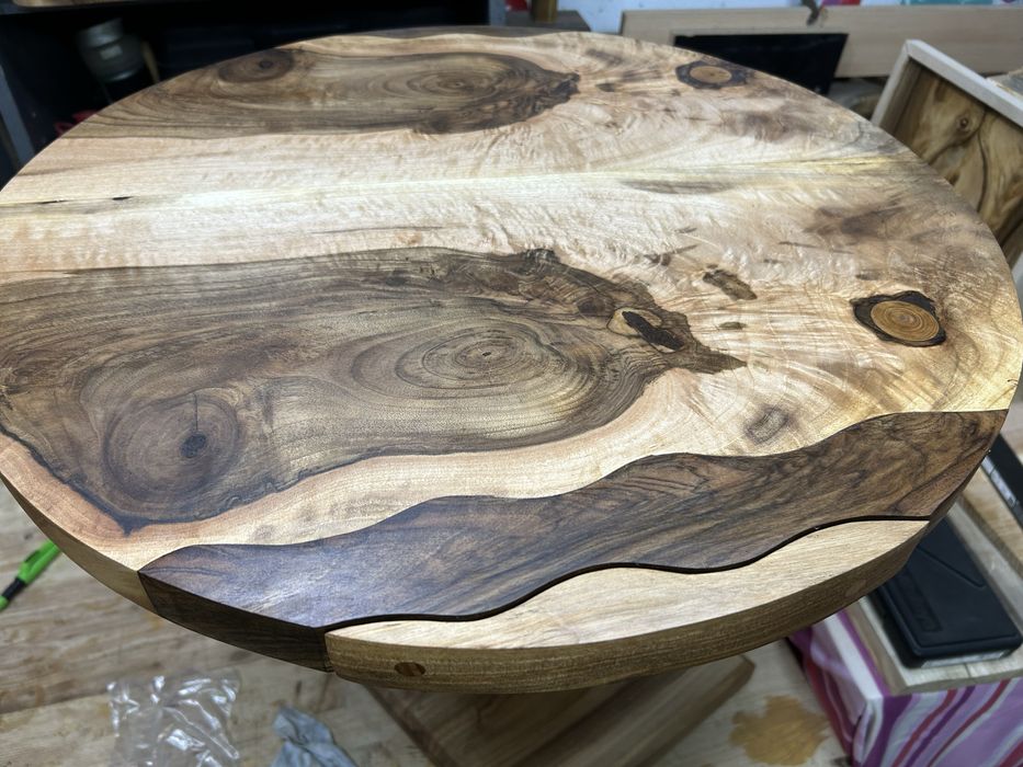 Blat din lemn masiv de nuc frasin stejar