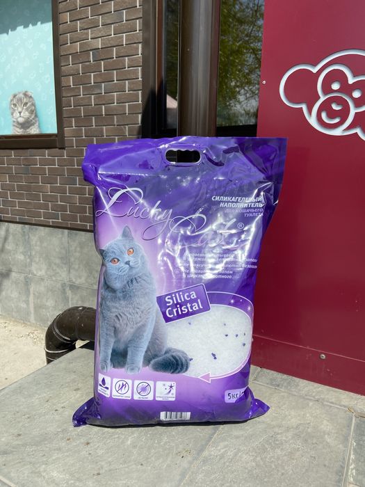 Силикагелевый наполнитель Лаки Кэт ( Lukcy Cat ) 11 л