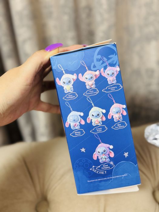 Labubu Stitch miniso disney canta si lumineaza