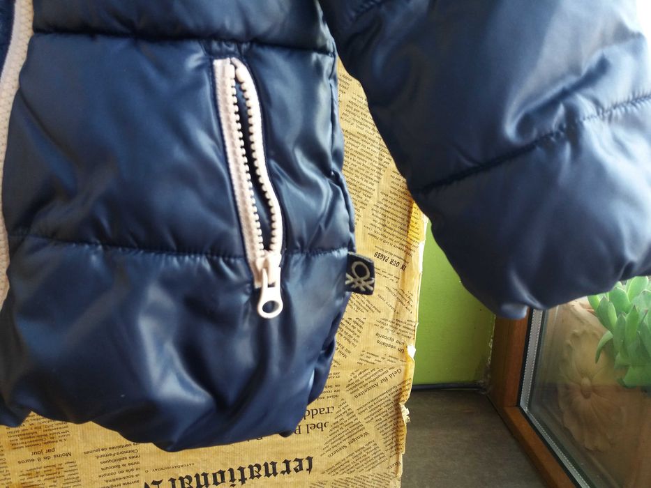 зимно пухено детско яке,шуба,гъши пух Benetton