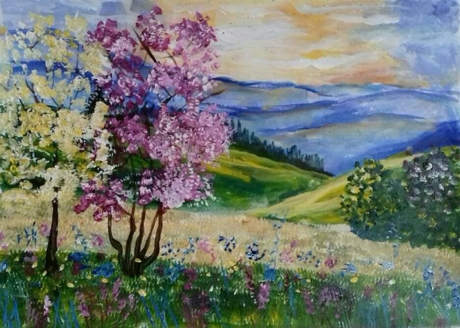 Картини, рисувани с акрилни бои