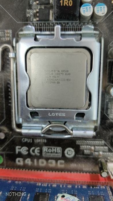 Материнская плата Biostar G41 + Core Quad Q9500