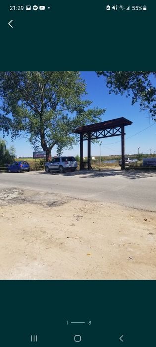 Teren,în spate la Peugeot,DN65,vecin cu LACUL,zonă de recreere.
