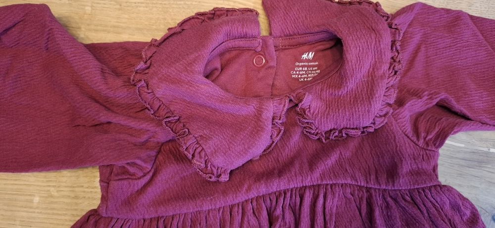 Рокля боди H&M 68размер