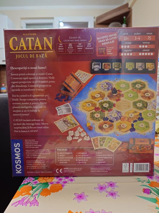 Catan jocul de baza nou sigilat