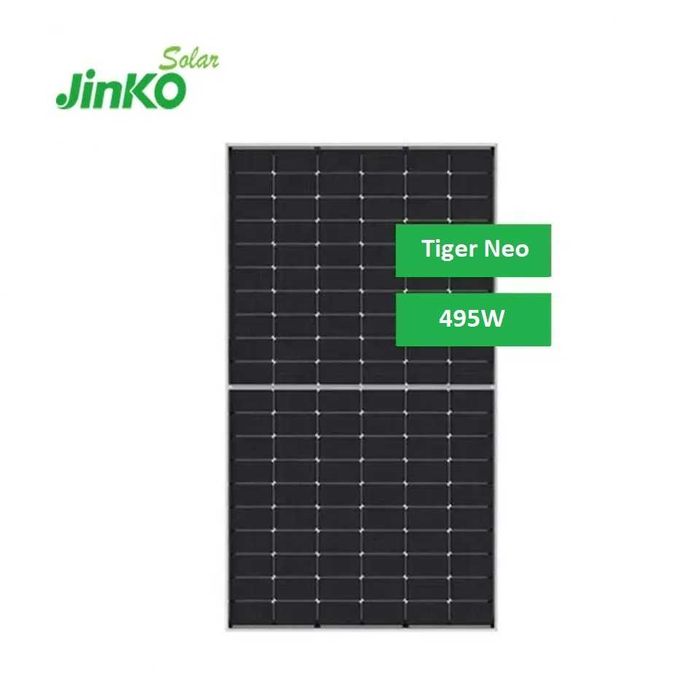 Panouri fotovoltaice Jinko Tiger Neo 495W Rama Neagra(JKM495N-60HL4-V)