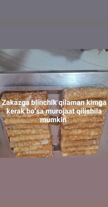 Zakazga blinchik qilaman qiymali tvorogli,6000 soʻmdan xalol ishonchli