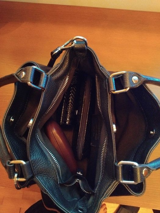 Чанта естествена кожа