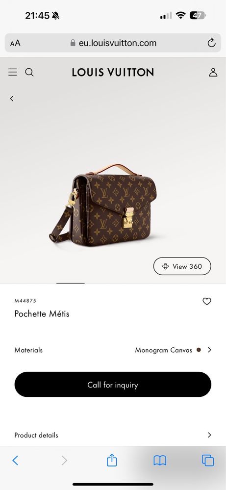 Louis Vuitton Pochette Métis geanta poseta