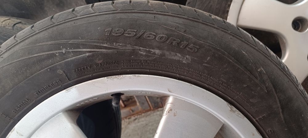 Джанти 15 4*100 със гуми Nexen Nblue HD plus летни 195/60