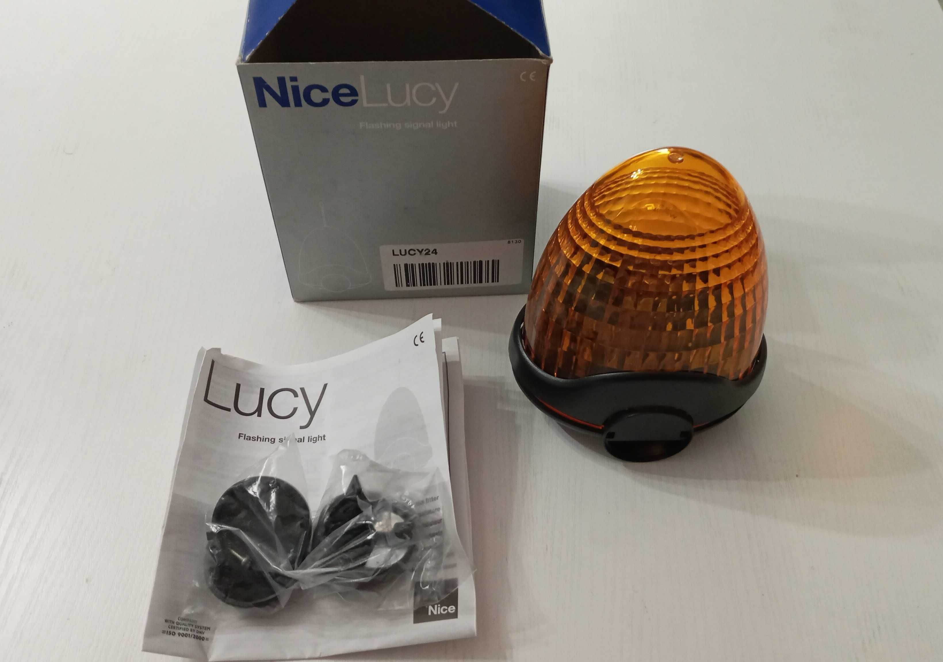 Сигнальная лампа NICE LUCY 24 + Антенна NICE ABF kit. Все новое!