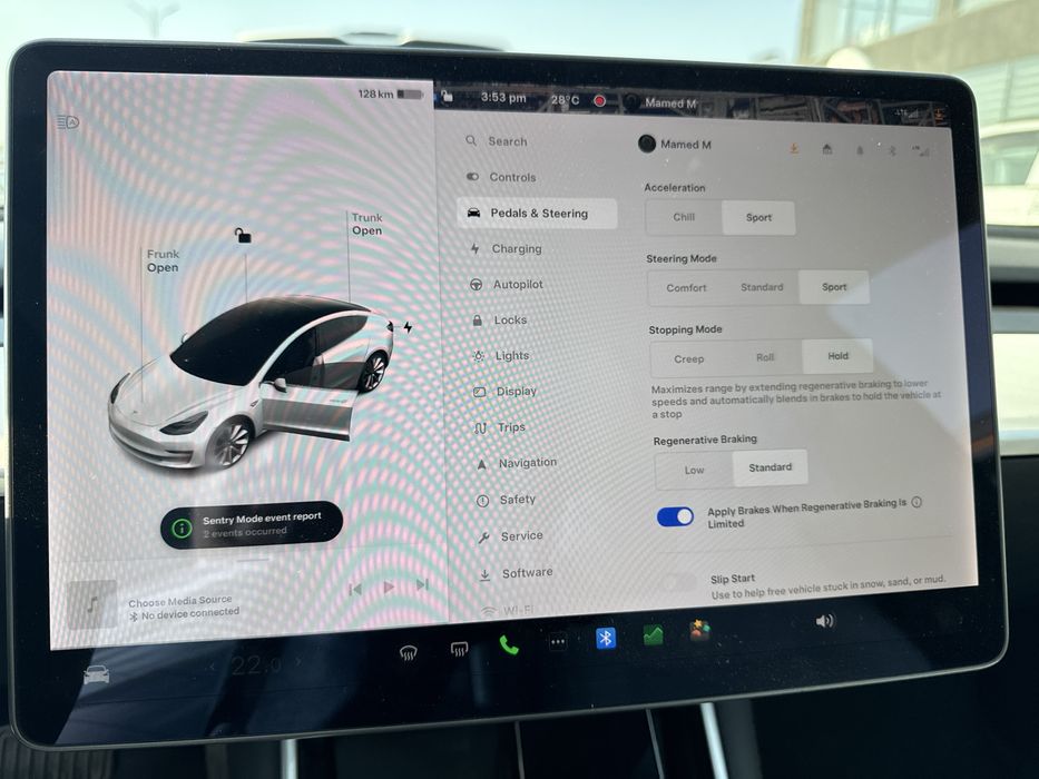 Tesla-3 dual motor 420 km с пробегом