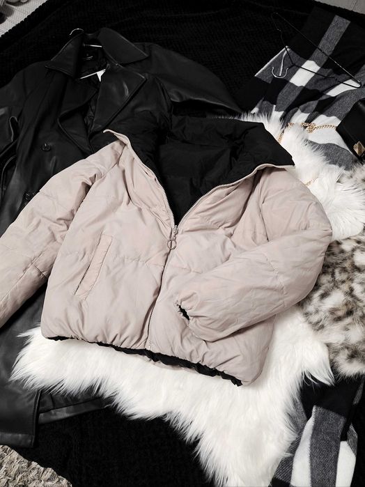 Geacă scurtă reversibilă