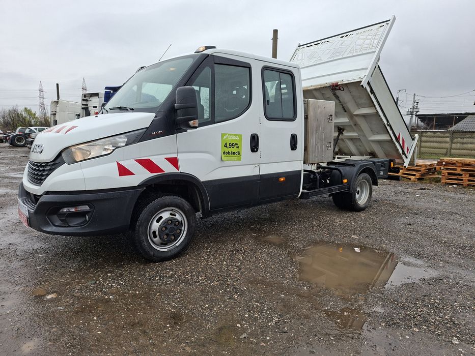 Leasing pe 5 ani/ Cabina dubla baculanta+macara /motor 3000/garantie