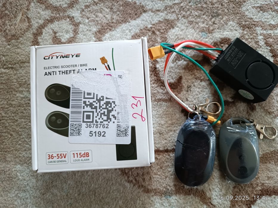 Сигнализация Xiaomi M365 новый + устанавить