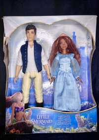 Disney Mica Sirena Ariel & Print Eric Mattel Pack Doll Papusi