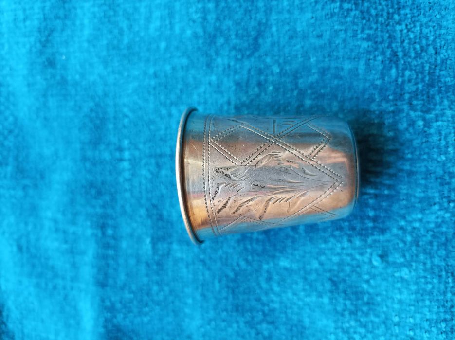 Стара сребърна чаша Царска Русия