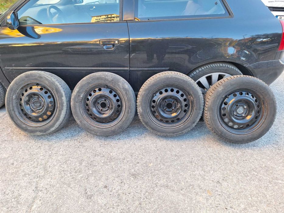 Джанти с гуми 4х100 15 Опел