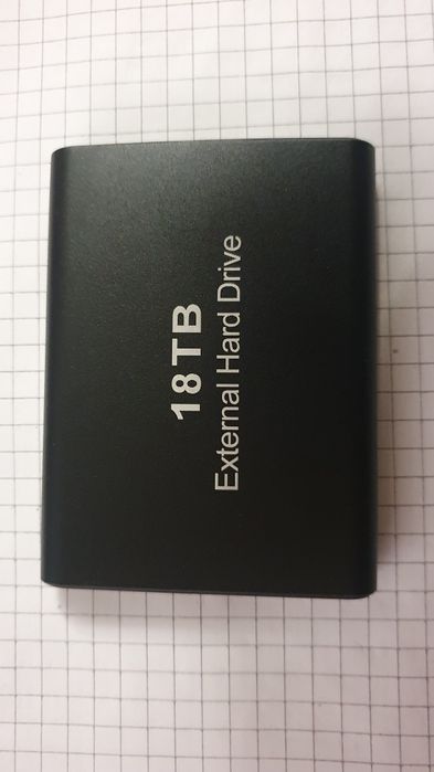 Външен хард диск HDD 18TB, Алуминий, Преносим, USB 3.1