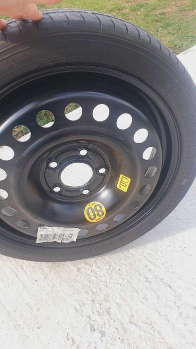 Roată de rezervă nouă originală Opel Insignia, 5x115, T125/70R17