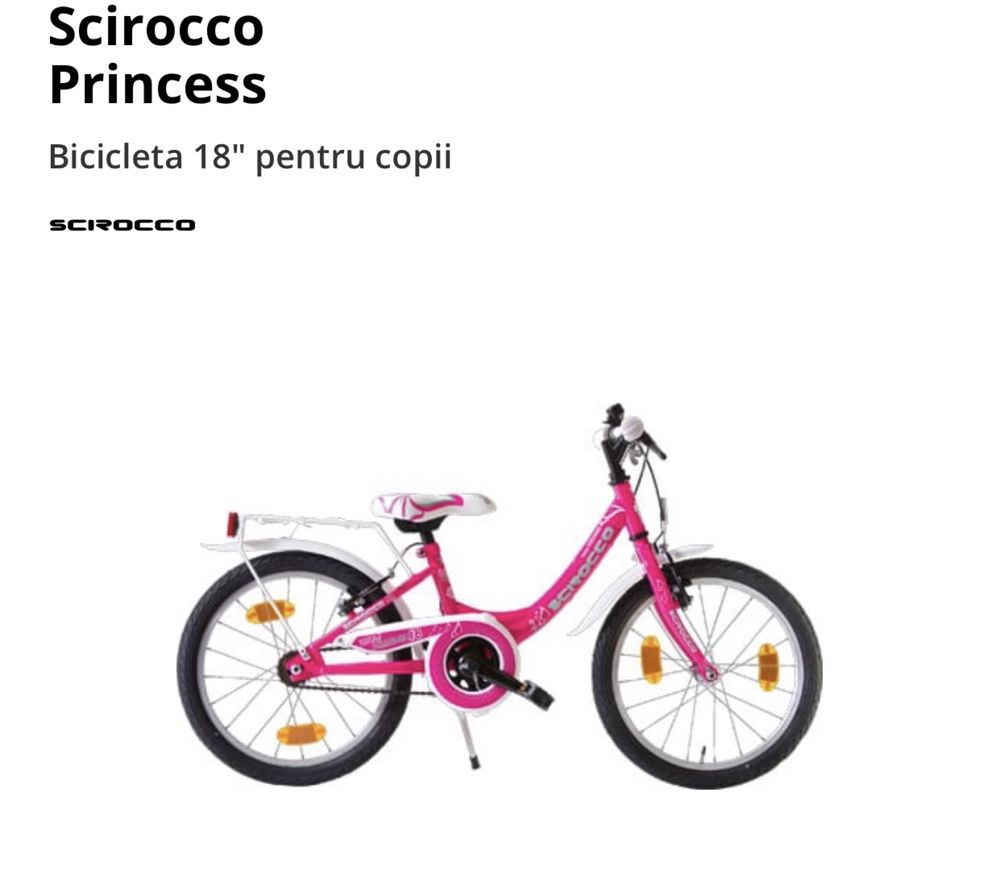 Bicicleta Scirocco Princess 18’