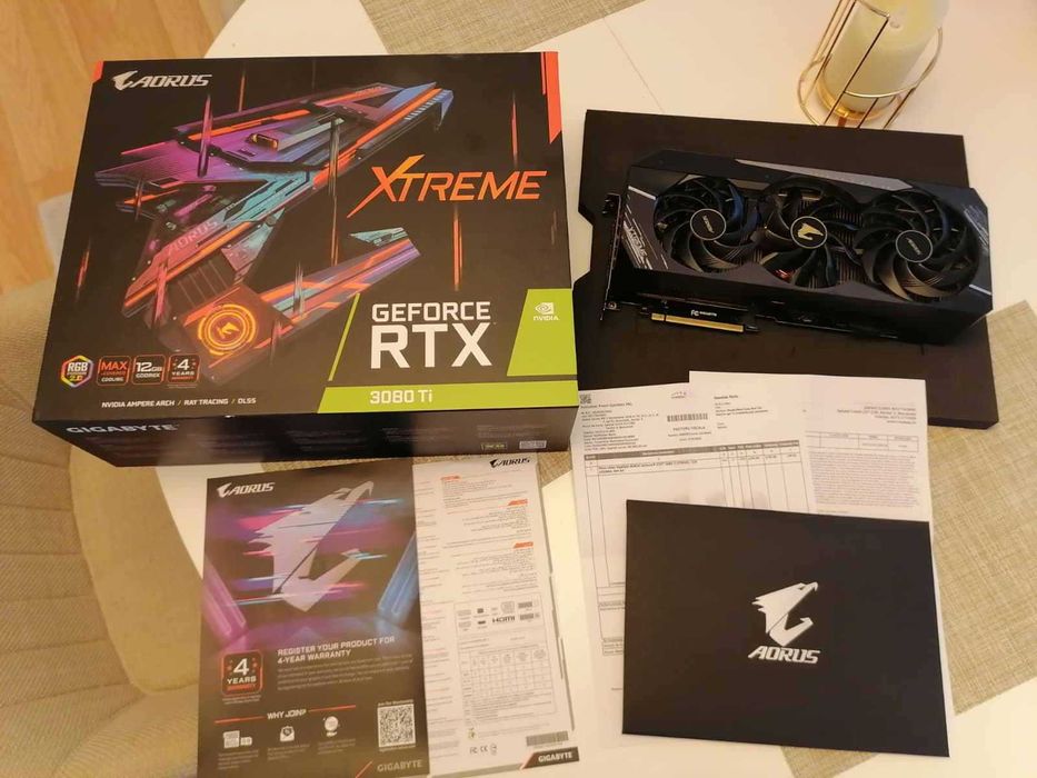 GIGABYTE AORUS GeForce RTX 3080 Ti XTREME LHR 12G Limited Edition