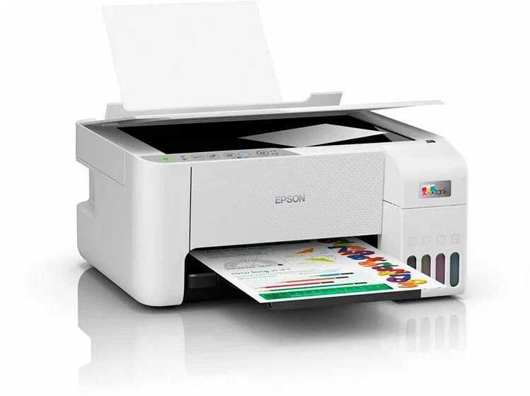 Принтер Epson L3256 (MFU USB 2.0) (A4)(Струйный) (Wi-Fi) белый 3в1