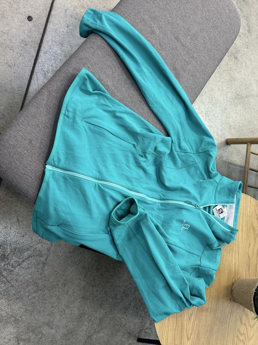 Bluza Running Salomon Mint Green Marime M Dama•Originala•Skin Warm