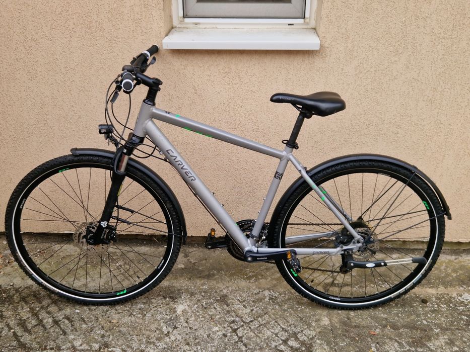 Carver Cinos 120 Super City Bike Shimano XT Bicicleta Aluminiu cadru L