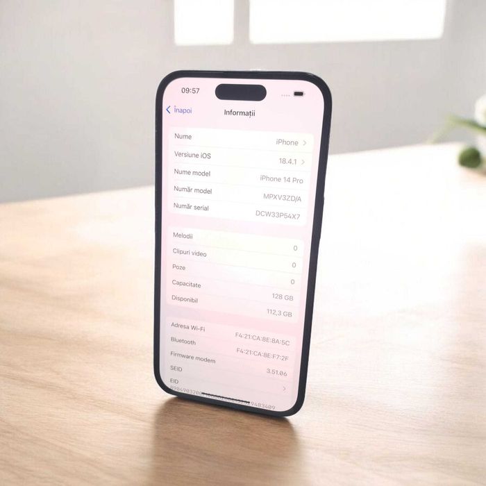 Apple Iphone 14 PRO Space Black - 128 GB - 87% Baterie