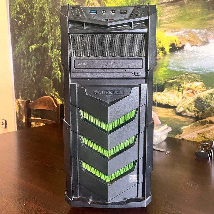 Бюджетен Геймърски Компютър: Ryzen 5, GTX 1050 Ti, 16GB RAM, SSD+HDD