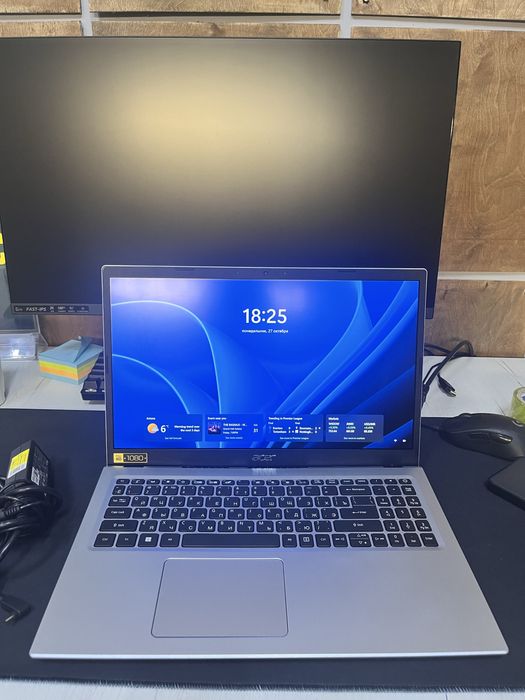 Офисный ноутбук Acer Aspire 3 i3-1115G4 / 8ГБ / 256ГБ SSD / 15.6 FHD