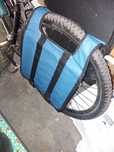 Geanta dubla portbagaj motocicleta bicicleta scuter 37x33x15cm x 2