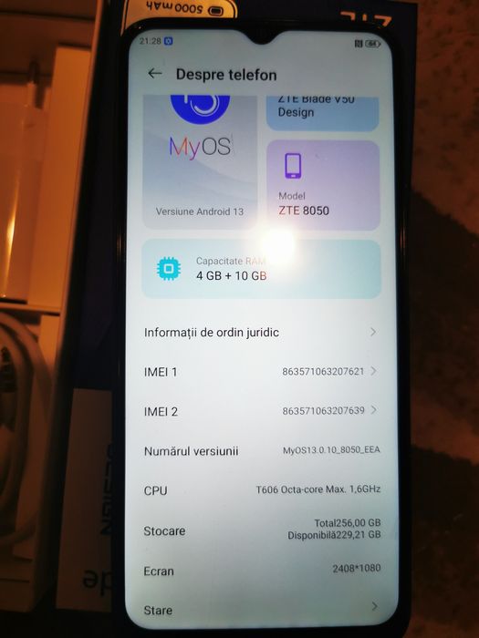 Telefon ZTE BLADE 50