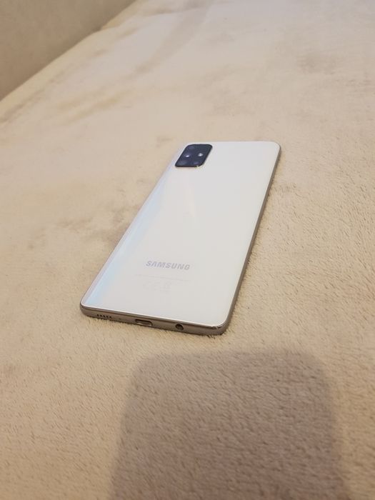 Telefon mobil Samsung Galaxy A71, Dual SIM, 128GB, 6GB RAM, 4G, Silver