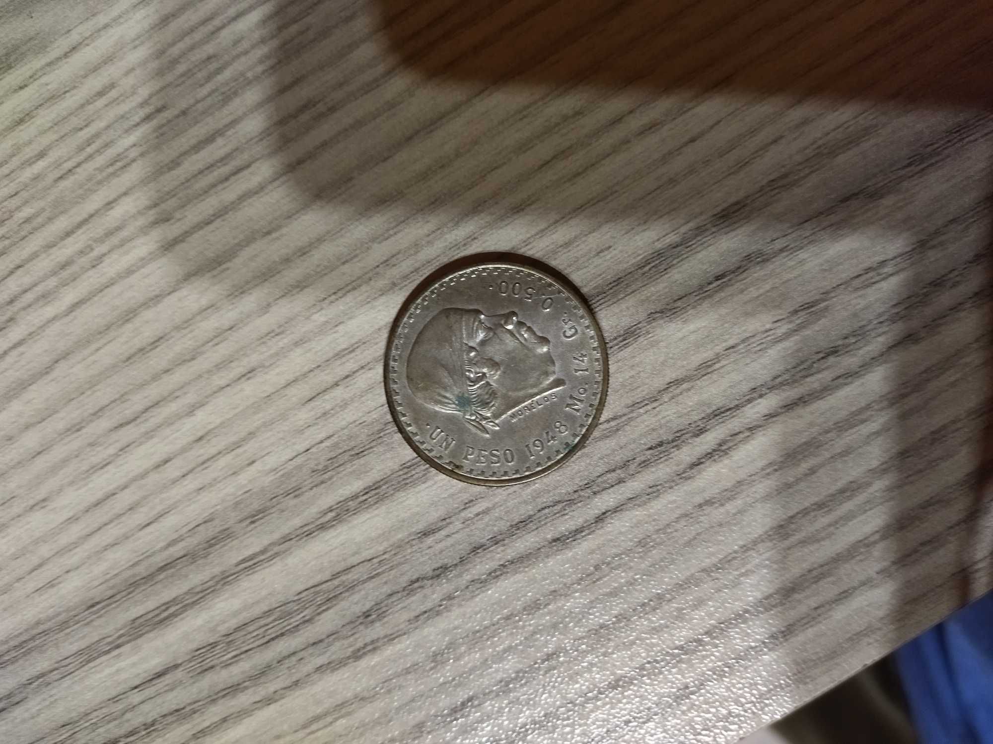 сребърна  мексиканска монета
