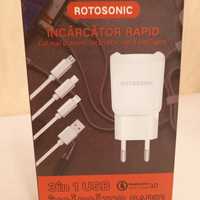 Incarcator rapid 3in 1, universal