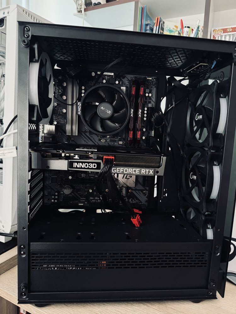 Геймърски компютър с Rtx 3060,ryzen 5 5600x,32 gb ram