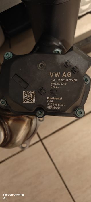 Răcitor gaze cu clapeta acceleratie Audi A6C7 2.0TDI 190cp