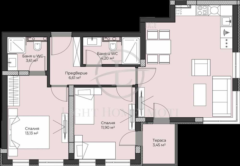 Продава се Тристаен апартамент в Пловдив, Христо Смирненски - 101 кв.м за 1446 €/кв.м - Снимка #5