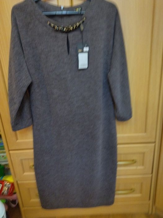 Новое платье  трикотажное  размер 52