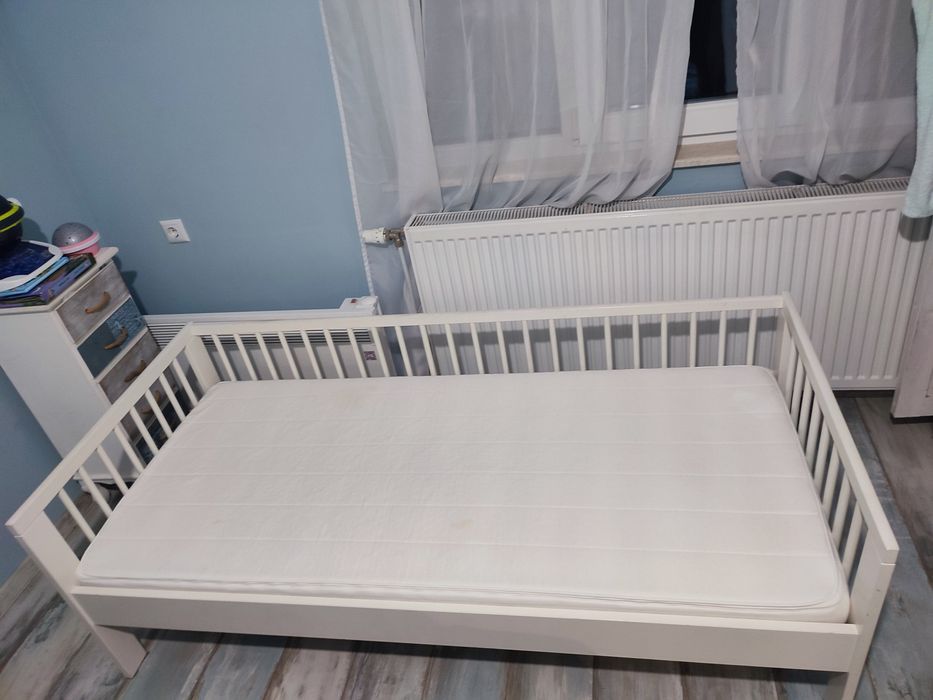 Легло от  масив с матрак и рамка 70/160см