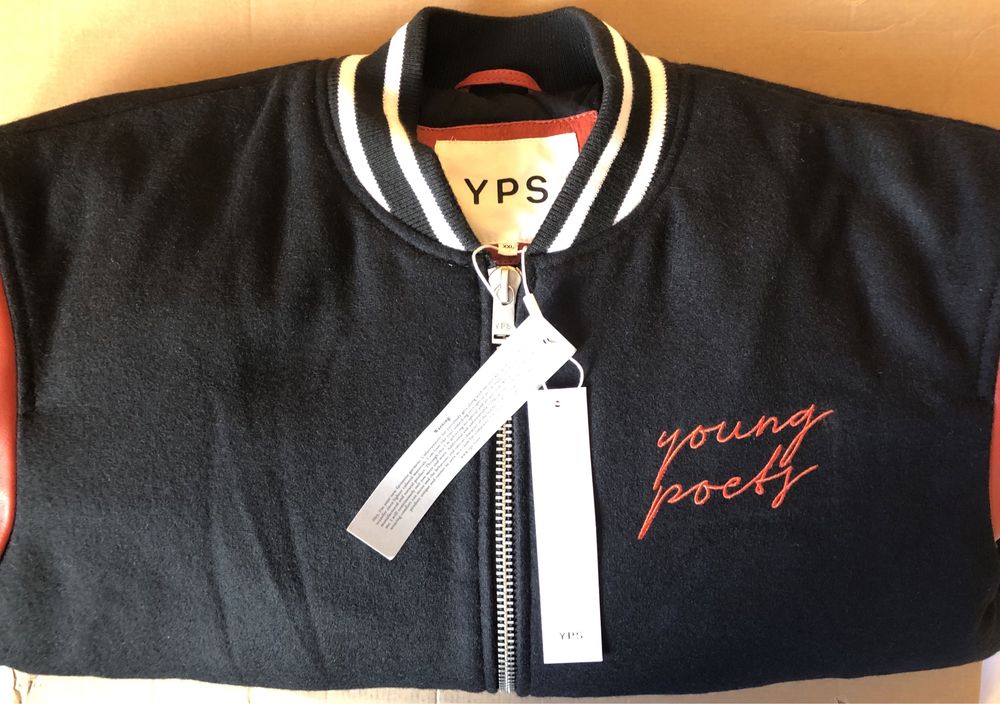 НОВО Young Poets Society AXL Bomber Jacket ОРИГИНАЛНО мъжко яке - XL